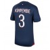 Paris Saint-Germain Presnel Kimpembe #3 Voetbalkleding Thuisshirt 2023-24 Korte Mouwen